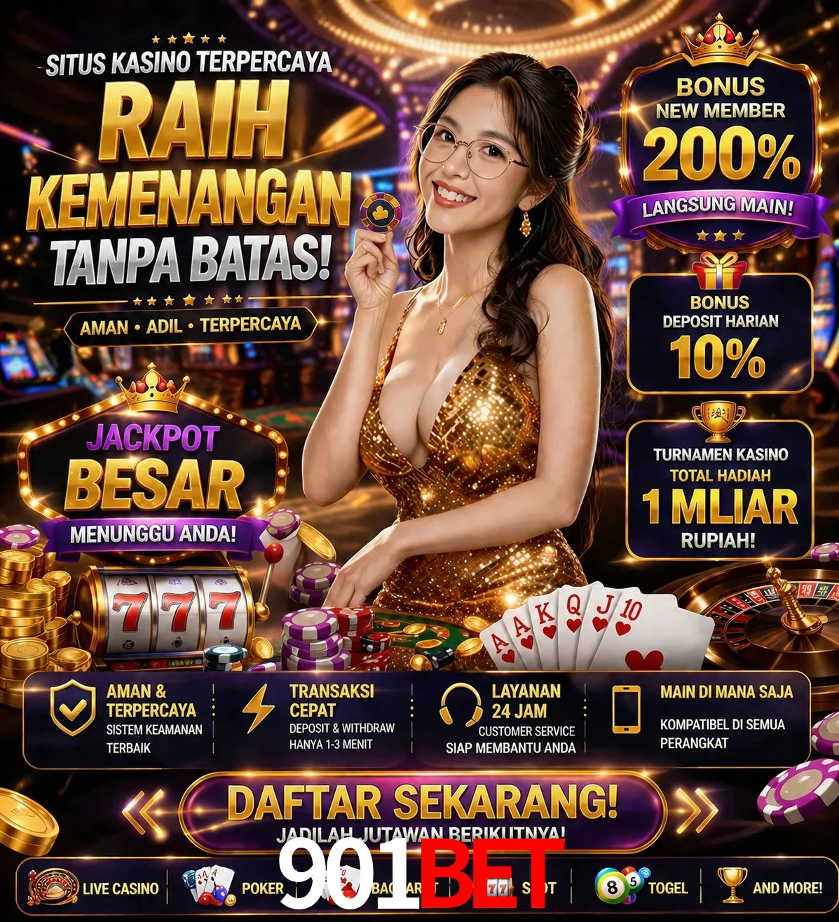 Roleta e blackjack 901bet